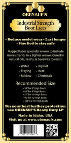 Industrial Strength Waxed Boot Laces